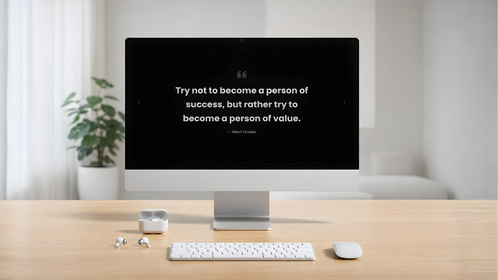 MinimalQuote App interface